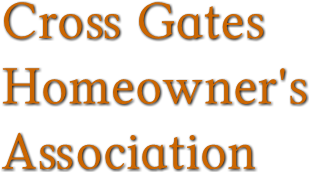 Cross Gates 
Homeowner&#39;s 
Association